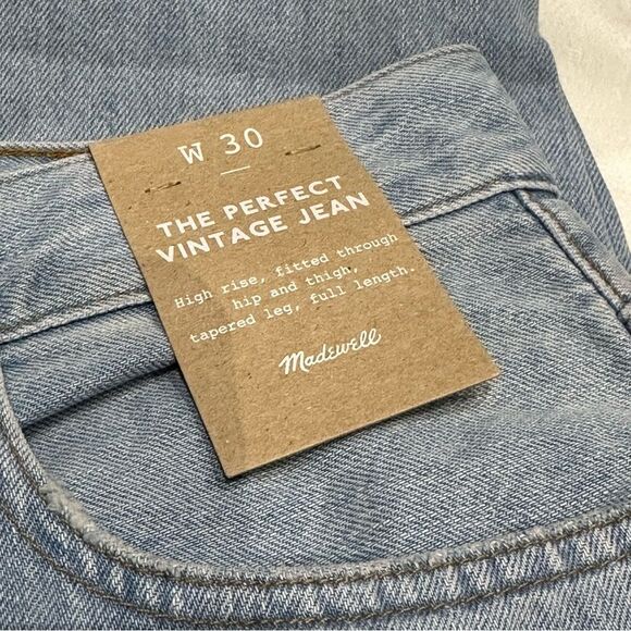 Madewell The Perfect Vintage Jean Fitzgerald Wash 30 New with Tags - Picture 12 of 16